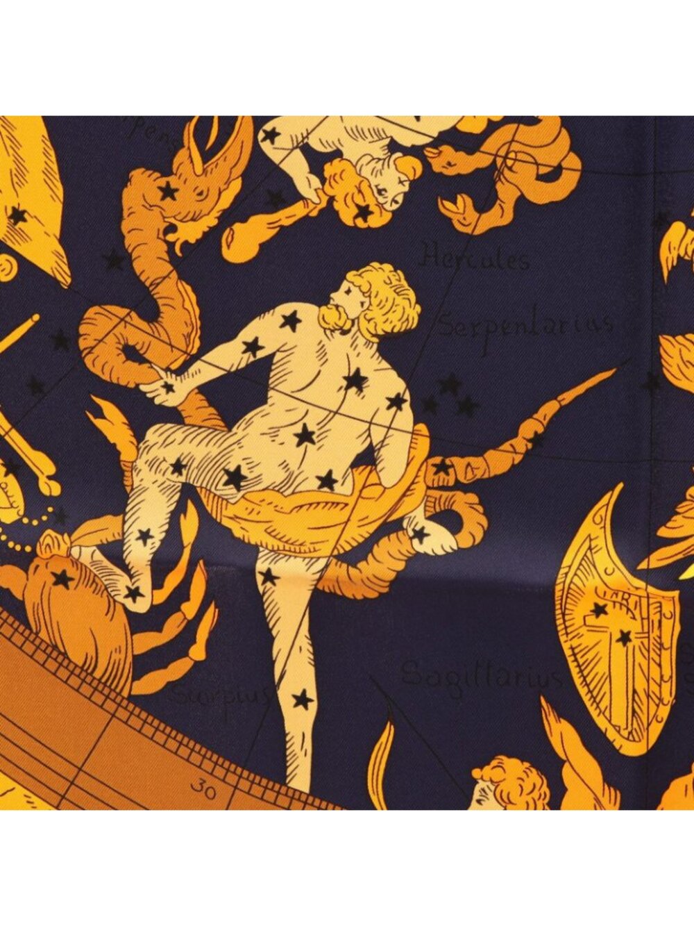 Hermes Scarf Carre 90 Hemispharium Coeli Boreale Silk - Picture 4 of 7